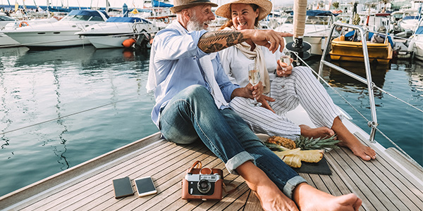 Advita Ortho Ankle Surgery couple on sailboat